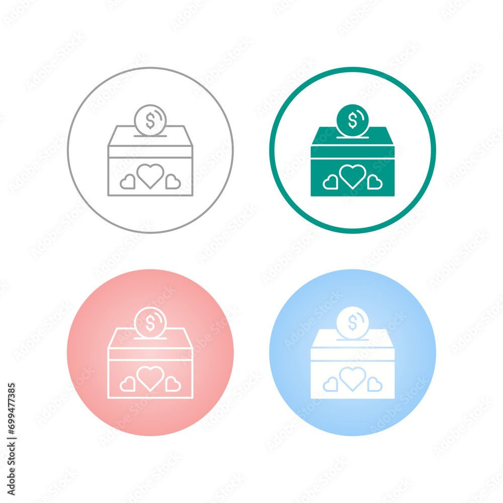 Donation Vector Icon Donation Vector Icon