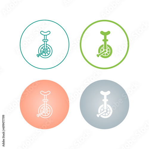 Unicycle Vector Icon
