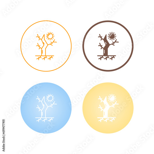 Drought Vector Icon
