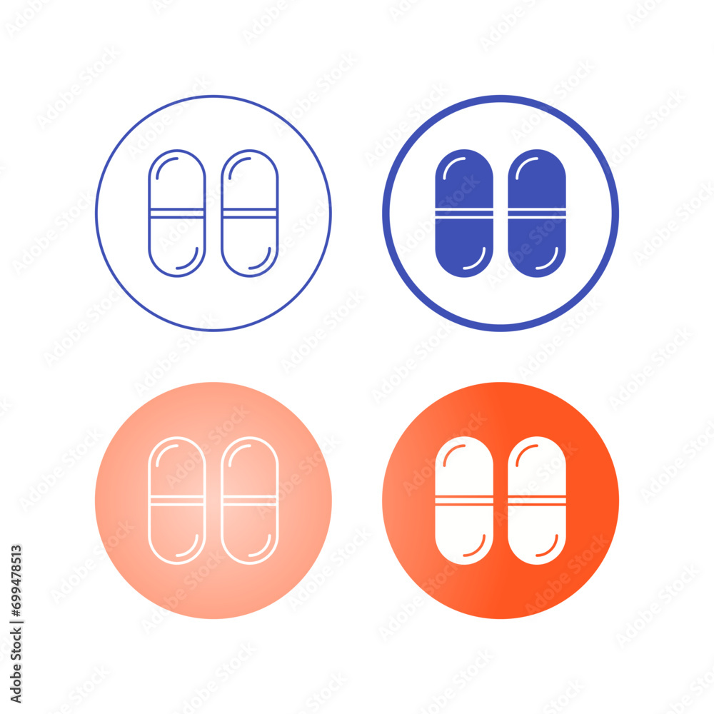Capsules Vector Icon Capsules Vector Icon