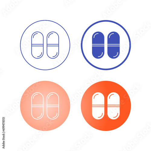 Capsules Vector Icon