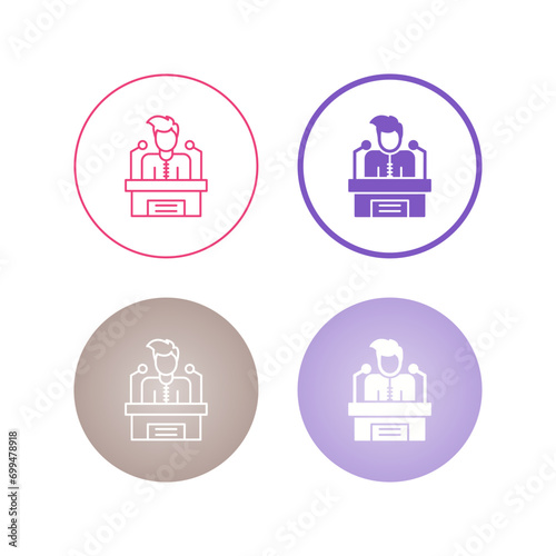 Speech Vector Icon