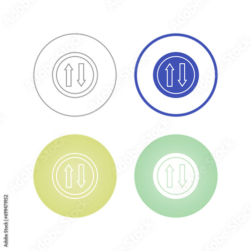 Traffic Sign Vector Icon