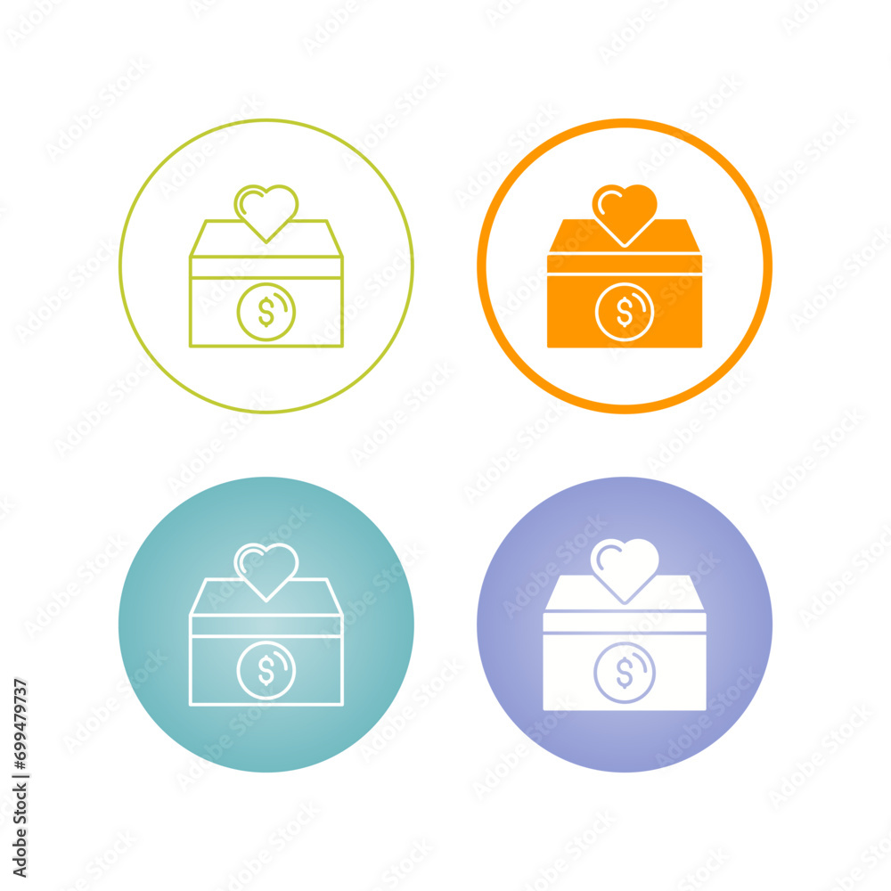 Donation Vector Icon Donation Vector Icon