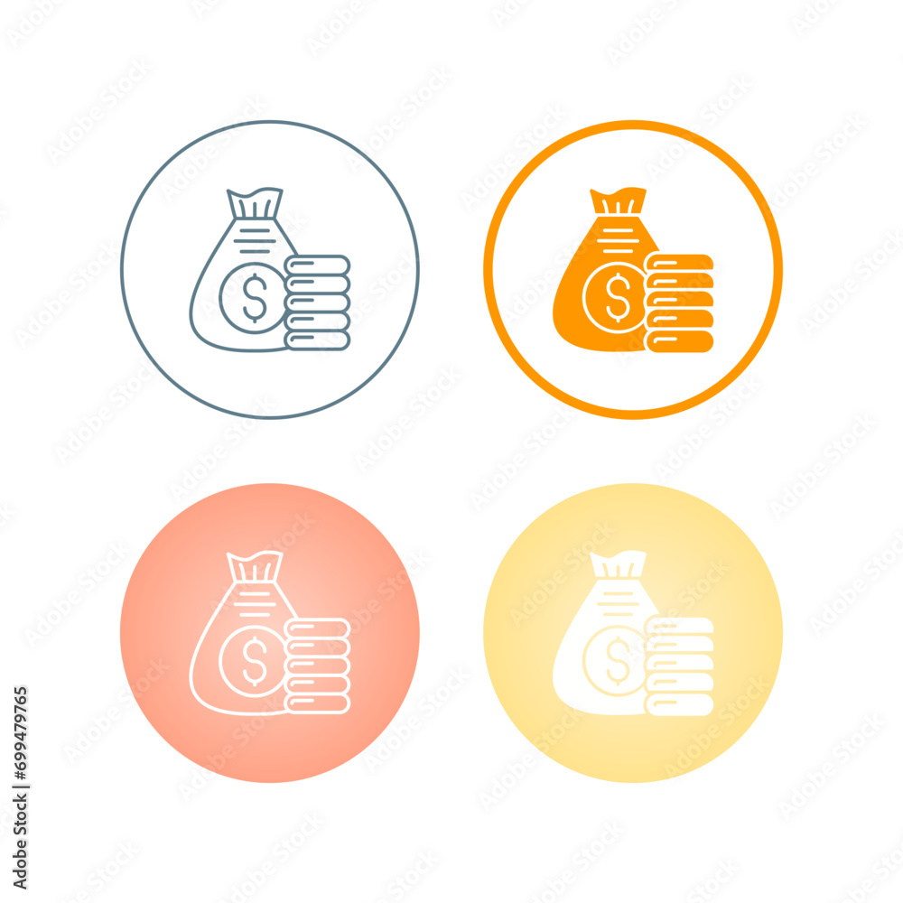 Money Bag Vector Icon Money Bag Vector Icon