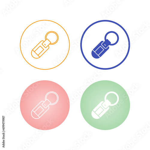 Keychain Vector Icon