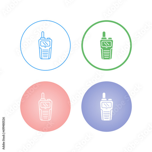 Walkie Talkie Vector Icon