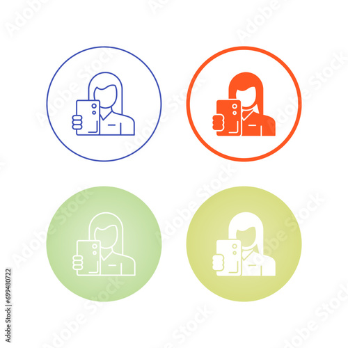 Selfie Vector Icon