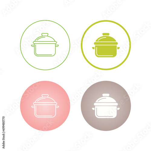 Cooking Pot Vector Icon