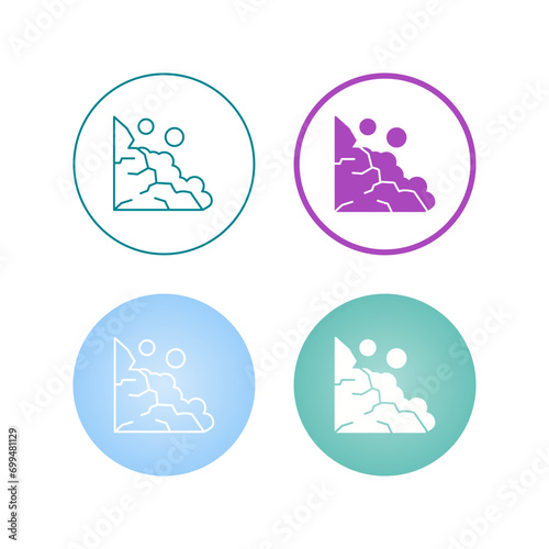 Landslide Vector Icon