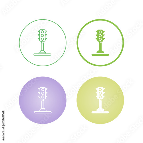 Traffic Light Vector Icon