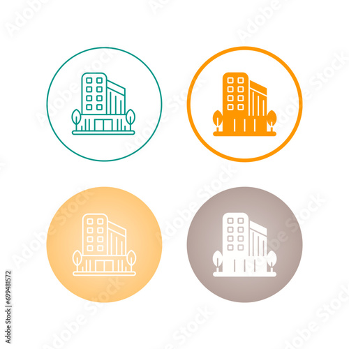 Office Building Vector Icon