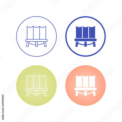 Trampoline Vector Icon
