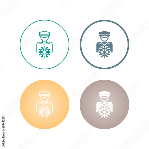 Captain Vector Icon