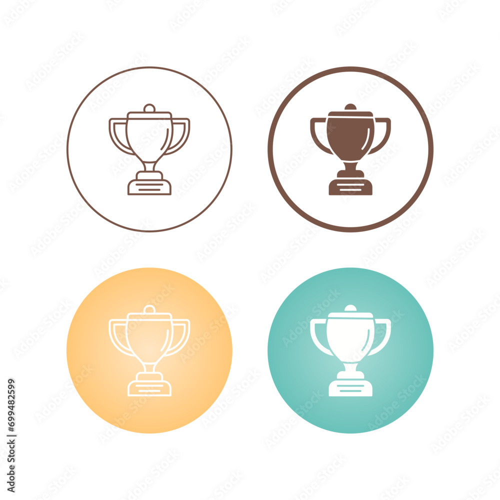 Winning Vector Icon Winning Vector Icon