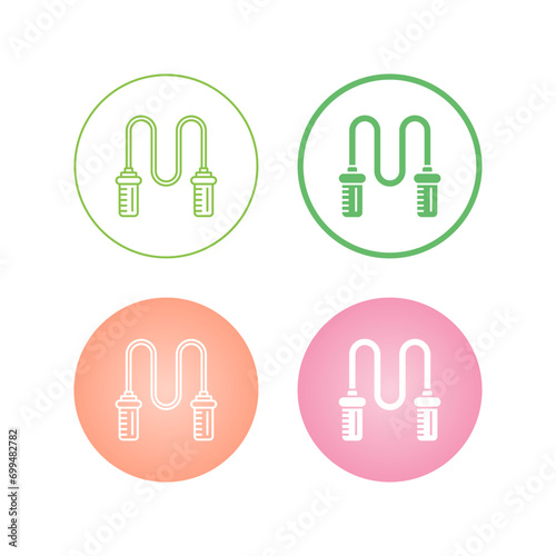 Jumping Rope Vector Icon