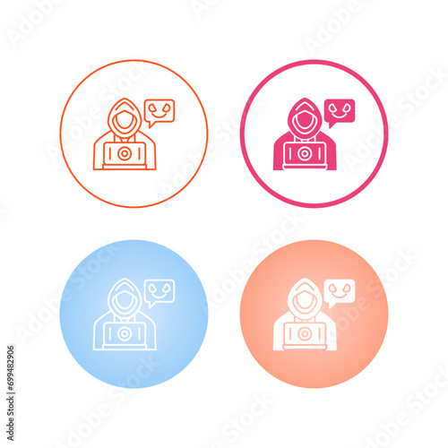 Cyber Attack Vector Icon