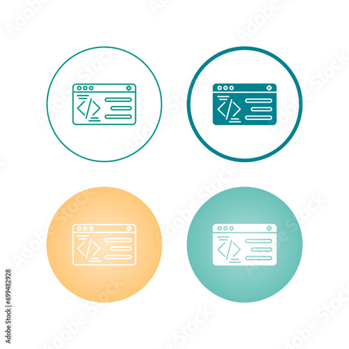 Programming Vector Icon