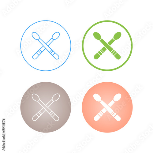 Drumsticks Vector Icon