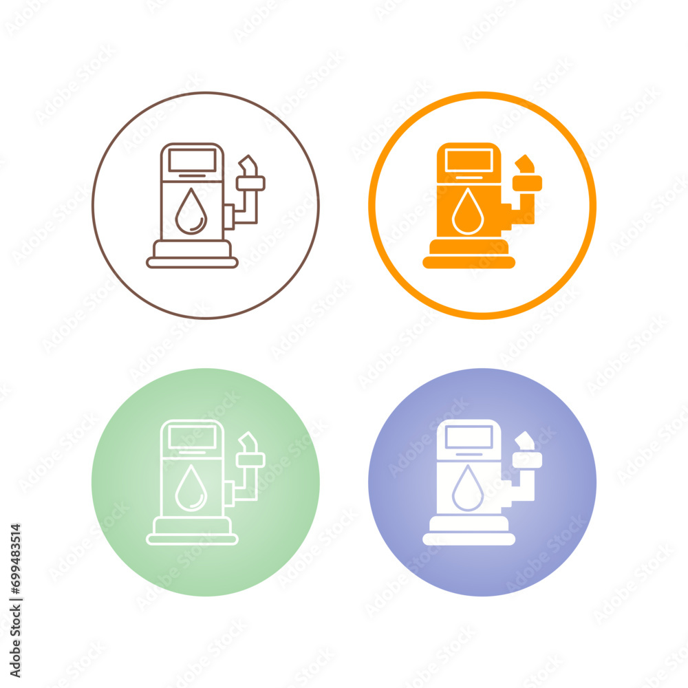 Gas Station Vector Icon