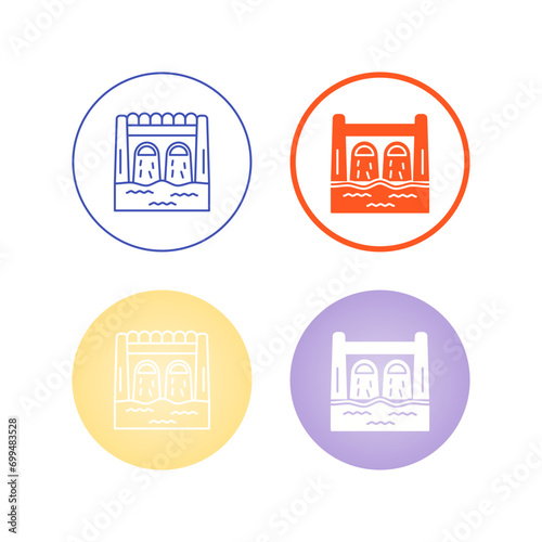 Dam Vector Icon