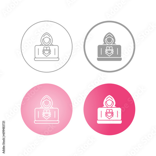 Hacker Vector Icon