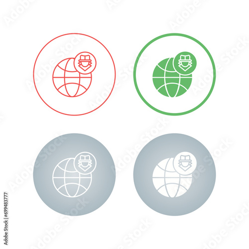 Network Hack Vector Icon