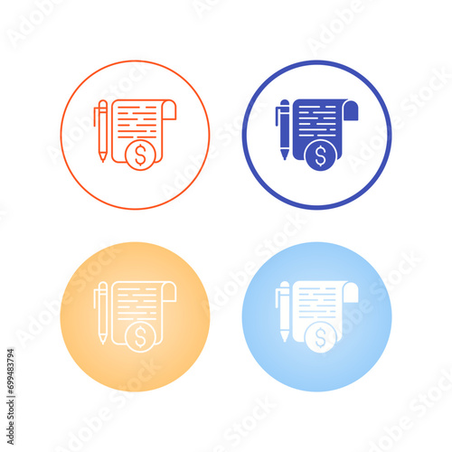 Paid Article Vector Icon