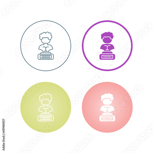 Sculpture Vector Icon