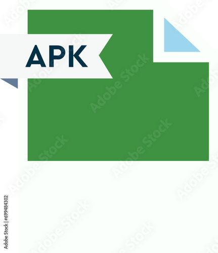 APK File format icon light colors