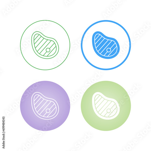 Steak Vector Icon