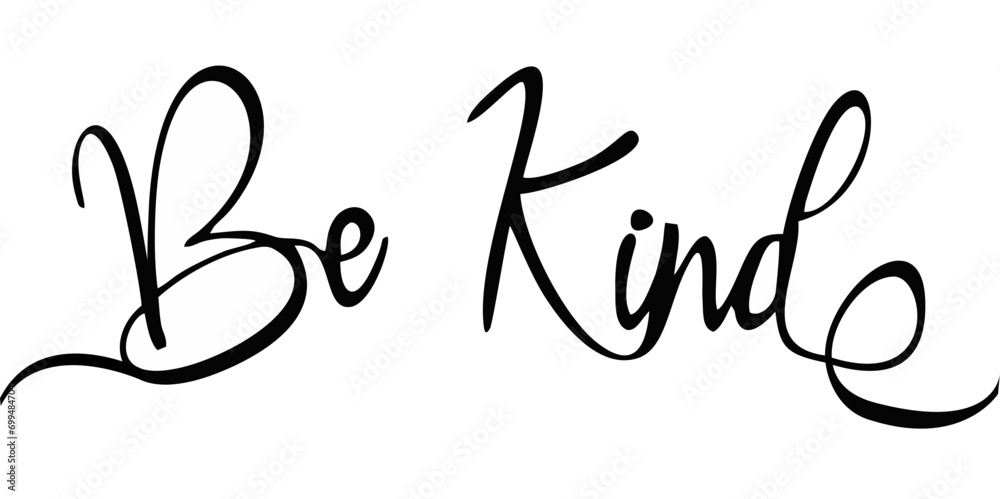 be kind of lettering be kind of lettering