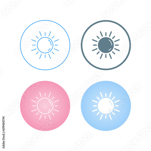 Sun Vector Icon