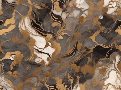 Timeless Bronze: Antique Metallic Marble Infused with Classic Grace