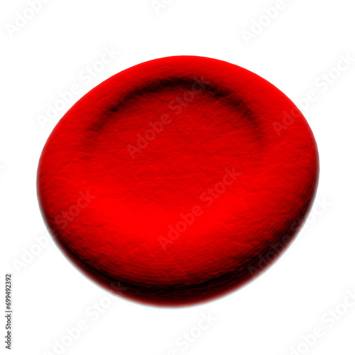 Macrocyte abnormal red blood cell, illustration photo
