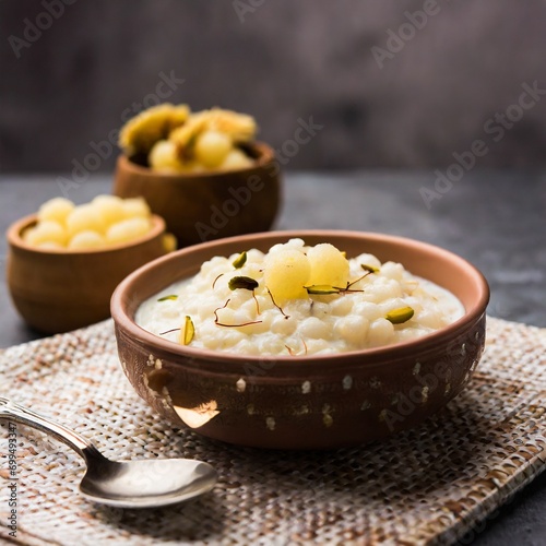 Sago Kheer or Sabudana Khir is a sweet food from India