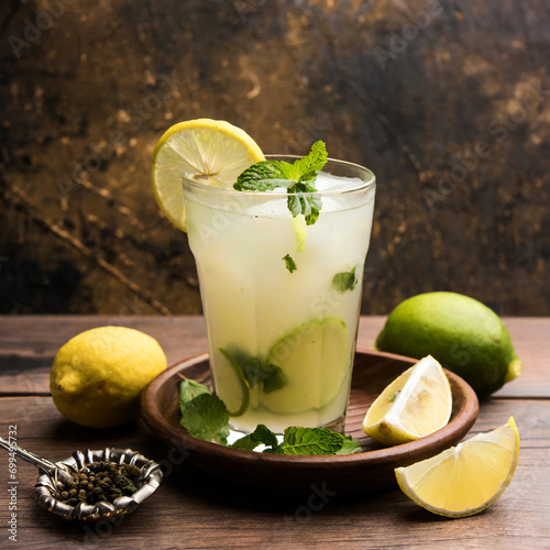 shikanji is lemonade originating from the punjab india photo