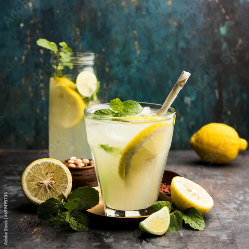 shikanji is lemonade originating from the punjab india photo