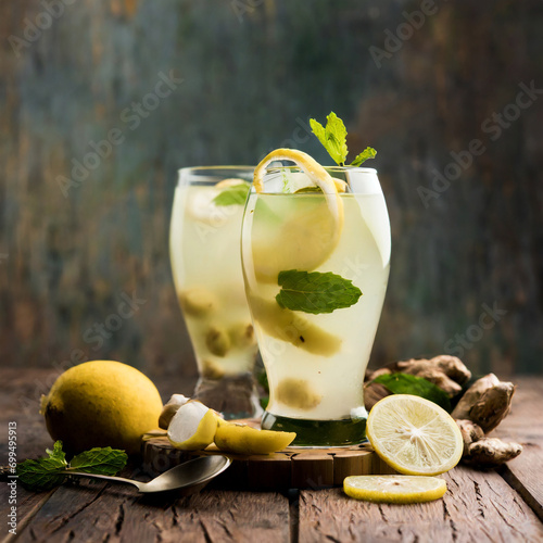 shikanji is lemonade originating from the punjab india photo