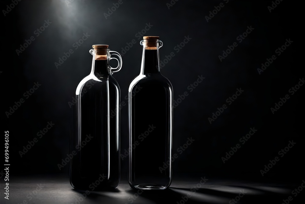 mockup of bottle for product display