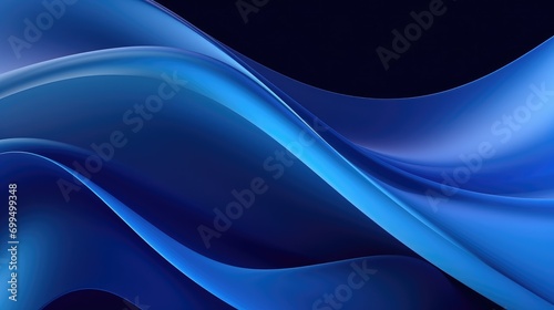 Premium royal blue satin with fluid swirled design, abstract wave wallpaper royal blue captivating fabric background