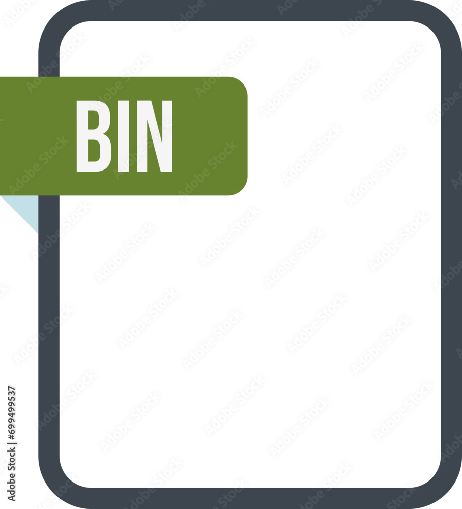 BIN File rectangular icon BIN File rectangular icon