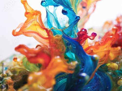 Develop footage that showcases the beauty and creativity of dynamic color blending