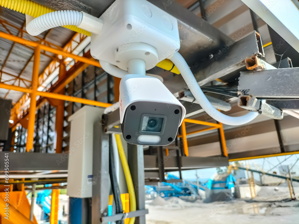 Installation of CCTV cameras within industrial factories To observe the operation of the machinery. Installation of CCTV cameras within industrial factories To observe the operation of the machinery.