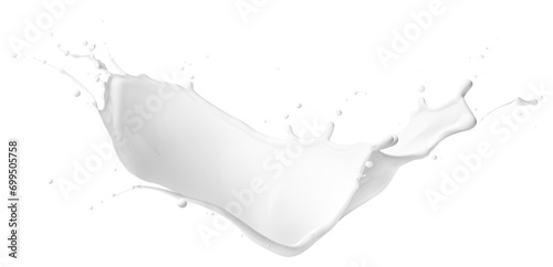 Milk splashing photo