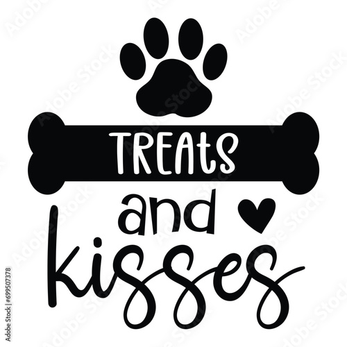 Treats and kisses Happy valentine's day shirt Design Print Template Gift For Valentine's