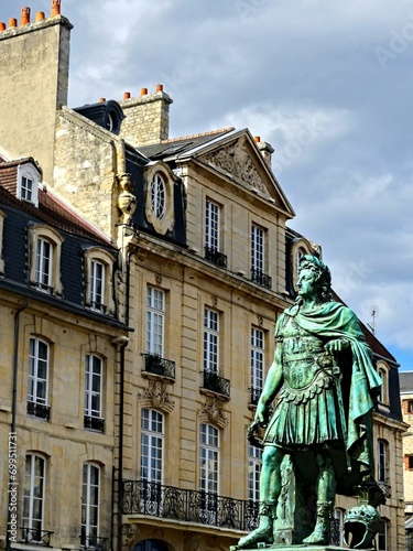 Caen, August 2023 - Visit the magnificent city of Caen, capital of Normandy. View of the city