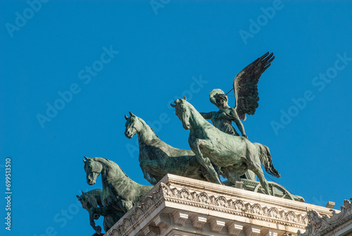 ALTARE DELLA PATRIA - The Monumento Nazionale a Vittorio Emanuele II is a national monument in Rome. It was inaugurated in 1911 for the Universal Exhibition in Rome but not completed until 1927, Rome,