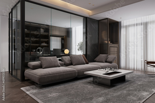 Creating a melody environment in the modern living area for a modern lifestyle.