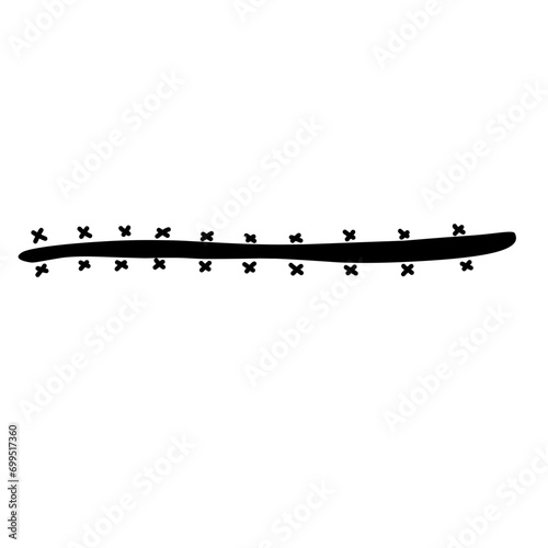 Stitching wound icon